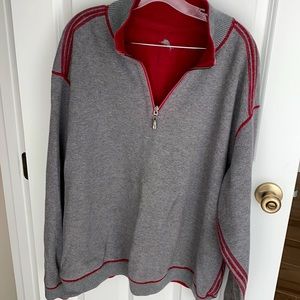 Tommy Bahama reversible pullover.